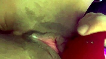 feel the vibrator on my tight pussy