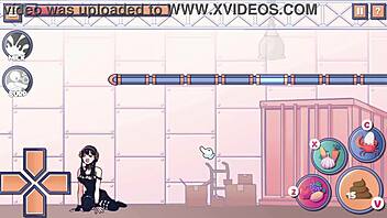 Adult cartoon with obese women getting inflated like balloons