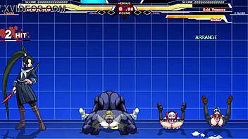 kuromaru vs arcana heart intense sex scene