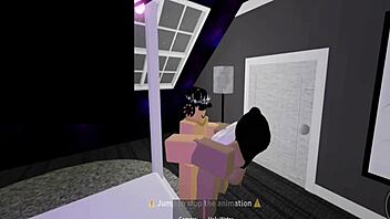 high stockings girl set to drive you wild.