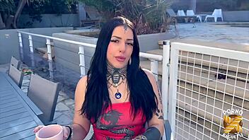 laeticia, a beautiful french woman with strong character.