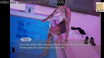 i'm lovin academy 128 in dis hentai anime game serie