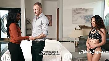 Ana Foxxx Shows Wife What She Likes - Bent Over Ebony Scene