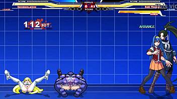 kuromaru vs arcana heart intense sex scene