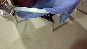 horny brunette teen gives ass for first time