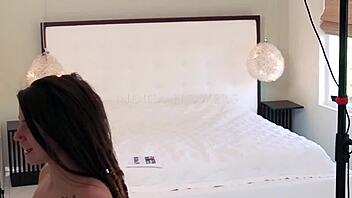 Big Natural Titties on Indica Flower Bouncing Wild Behind the Scenes!