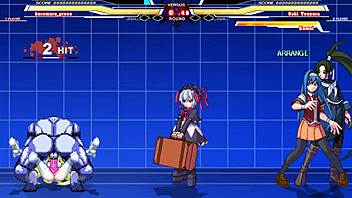 kuromaru vs arcana heart intense sex scene