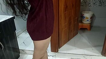 Innocent girl finds condom and gets wild with huge ass worship