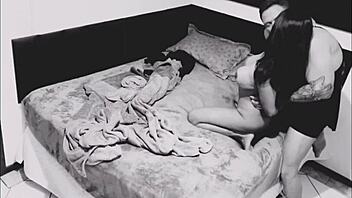 Did neighbor fuck my sexy wife on hidden camera?