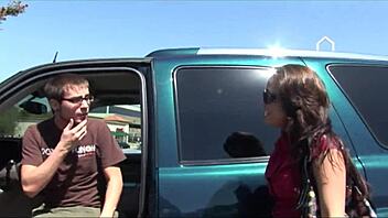 brunette teen 18+ gives blowjob and takes it doggystyle