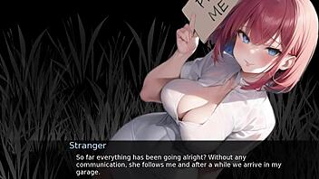Unconventional Visitor Plays with Tits