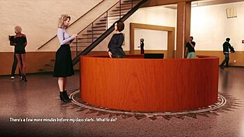 A o a academy 37 features teen characters with big asses in a game setting. 🎮