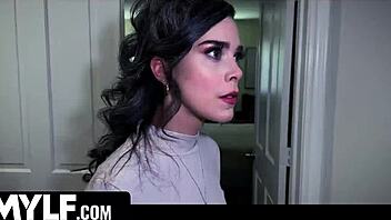 i sucked my boss's dick to avoid movie scares, leading to anal sex with his big cock and my big tits bouncing.