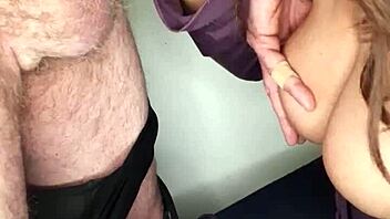 Man, I’m exploding in her mouth and all over her tongue right now!