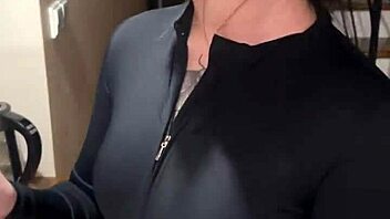 Big Dose for Her Throat - Swallow and Gagging in Public