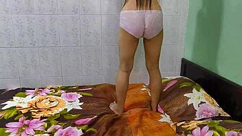 Morning Workout Turns Into Fun on My Bed with Amateur Moves.