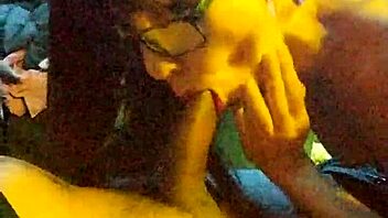 Latina whore swallows entire cock and balls with moans!