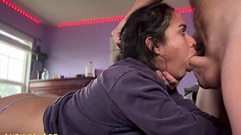 Tiny Latina's Wet Pussy Dripping in Anal