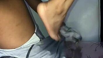 young latina babe with big natural tits masturbates solo with dildo