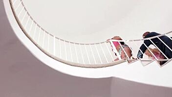 Ebony teen shares big black cock with naughty blonde friend in hardcore threesome. Will Tile, Maya Farrell, Braylin Bailey