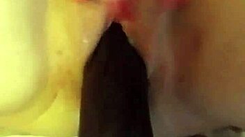 Scottish Wife's First BBC Dildo on Fucking Machine