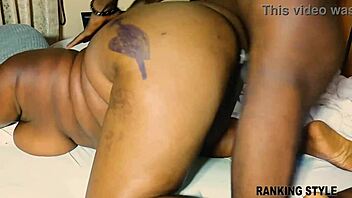 Damn, Watch This African BBW Rock Her Mirror Fuck!