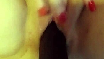 Scottish Wife's First BBC Dildo on Fucking Machine