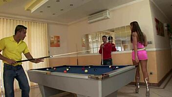 lou lou, paige ashley, and ella mai dive into a steamy lesbian threesome