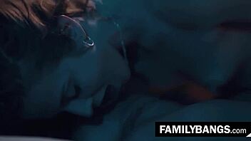 Want to lick my stepsister karla kush's wet pussy in romantic night?