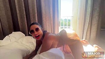 Busty milf Monica Santhiago, your pussy is getting drilled by Rome Major!