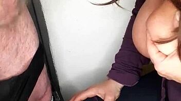 Man, I’m exploding in her mouth and all over her tongue right now!