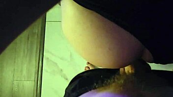 Amateur Moans Echo in Kitchen with Skinny Teen