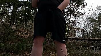 ChubbyKaot flashes fat body in forest solo act, wow!