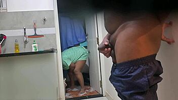 Maid Sushmitha catches hidden cam action