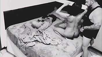 Did neighbor fuck my sexy wife on hidden camera?