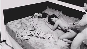 Did neighbor fuck my sexy wife on hidden camera?