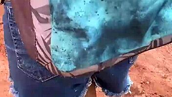 latina cutie gets anal fucked by bricklayer on street after school... so wild! 😏