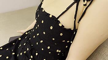 Chinese Wife's Big Tits and Ass Trained