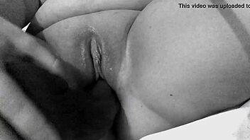 using a new bad dragon dildo for stretching exercises in masturbation