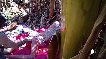 I ate the virgin redhead sex toy in an outdoor setting with toys