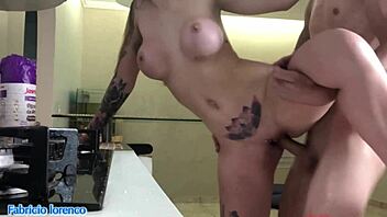 Safada devours my cock for a creamy finish