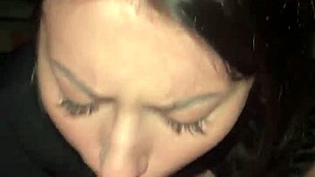 Big Dose for Her Throat - Swallow and Gagging in Public