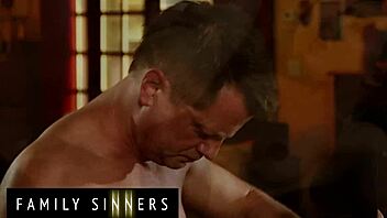 Family Sinners - Stepfather Catches Stepdaughter Watching His Clips