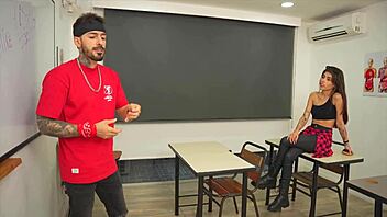 this petite horny latina student seduces me with her juicy pussy!