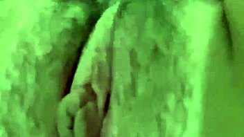 She's so hungry for cock, masturbating her hairy pussy and trimmed beaver!