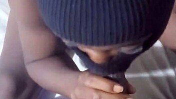 taking that chocolate stick deep inside her tight body