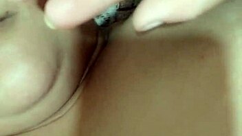 Solo pleasure with vibrator and cum on face: Part 2