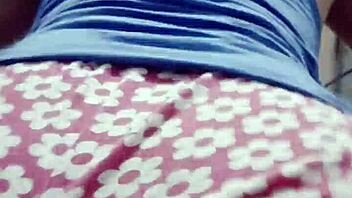 mature mexican woman aurora practices squats in dress