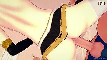 I spied on hot anya in her room wanting to fucks in her adult uniform version.