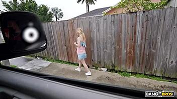 candy lane loves every second on bang bus getting messy facial